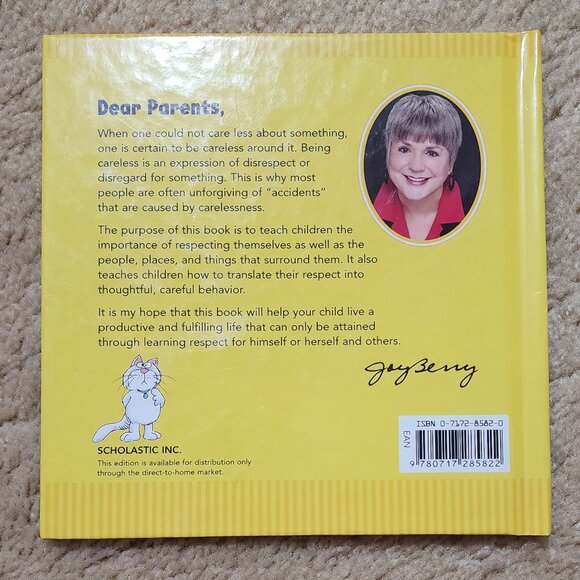 A childrens book about Being Careless Help me be good Joy Berry (Hardcover) - Picture 2 of 2